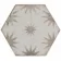 Lylia Taupe Decor Hexagon Matt Wall and Floor Tile