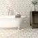 Lylia White Hexagon Matt Wall and Floor Tile