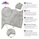 Majestic Grey Slate Tile Pure+ Laminate Flooring 8mm