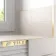12mm Matt Gold Square Edge Trim