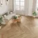 Reclaimed Natural Beige Oak Nailed Wood Effect Floor Tile