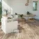 Reclaimed Natural Beige Oak Nailed Wood Effect Floor Tile