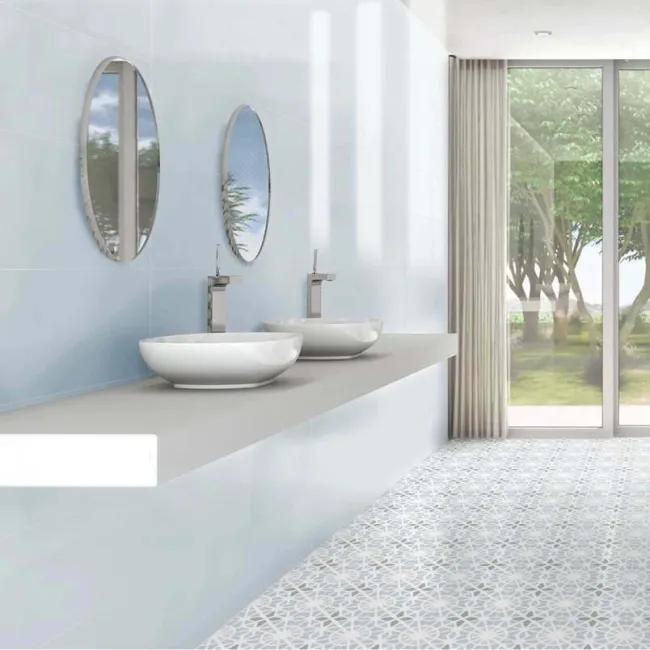 Adele Light Blue Floor Tile