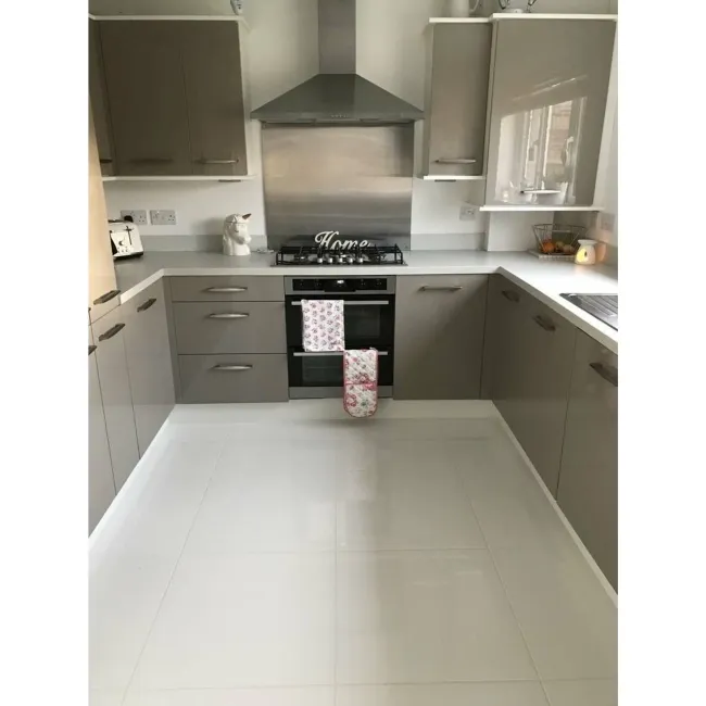 Alaska White Gloss Floor Tiles 