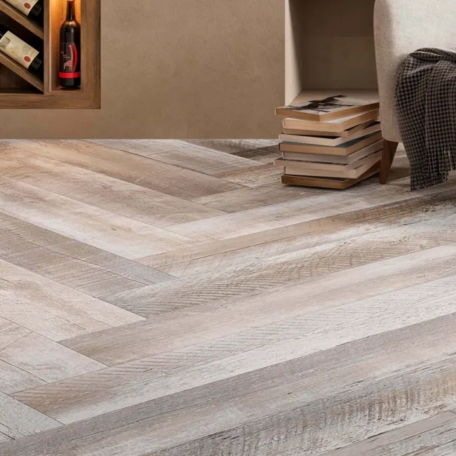 Art Wood Cream Matt Wood Effect Porcelain Floor Tile