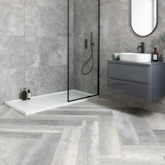 Art Wood Grey Matt Wood Effect Porcelain Floor Tile