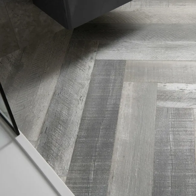 Art Wood Grey Matt Wood Effect Porcelain Floor Tile