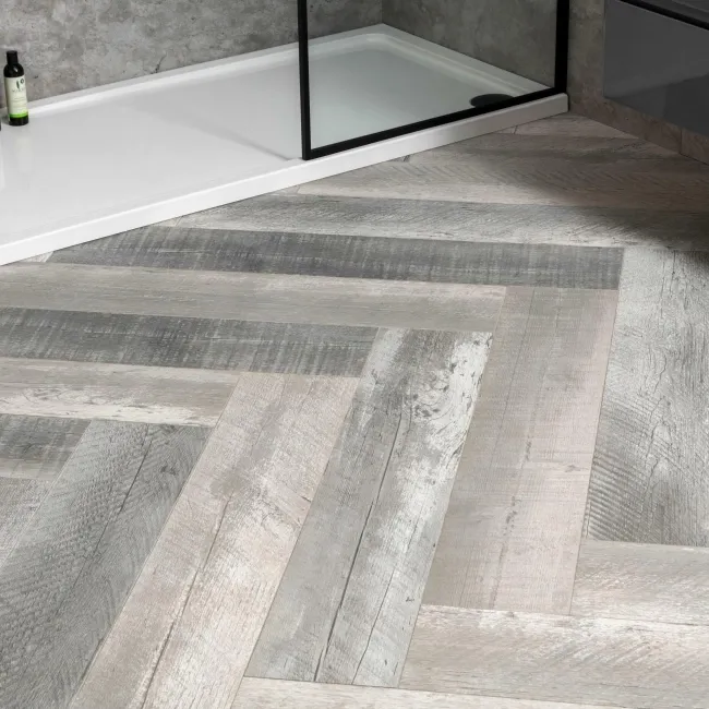 Art Wood Grey Matt Wood Effect Porcelain Floor Tile