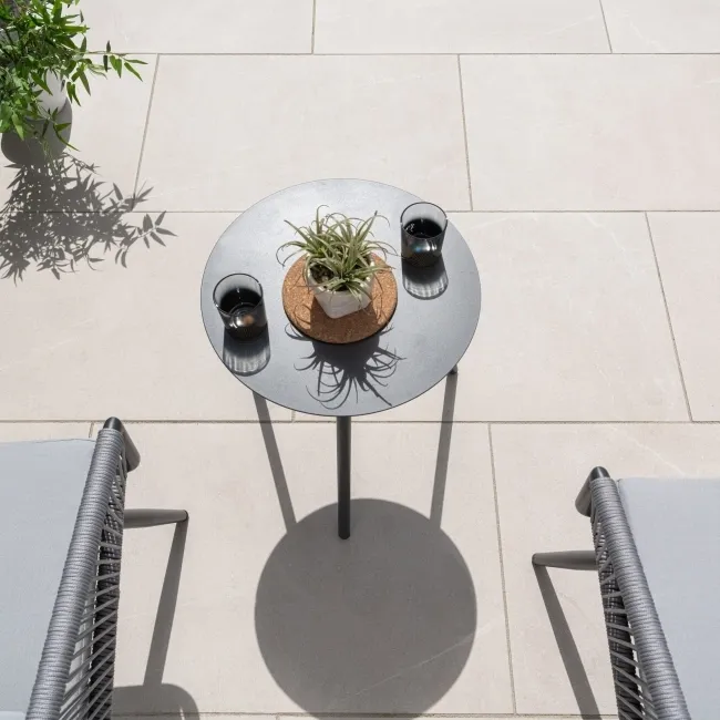 Bellevue Ivory Stone Effect Large Outdoor Porcelain Slab Tile