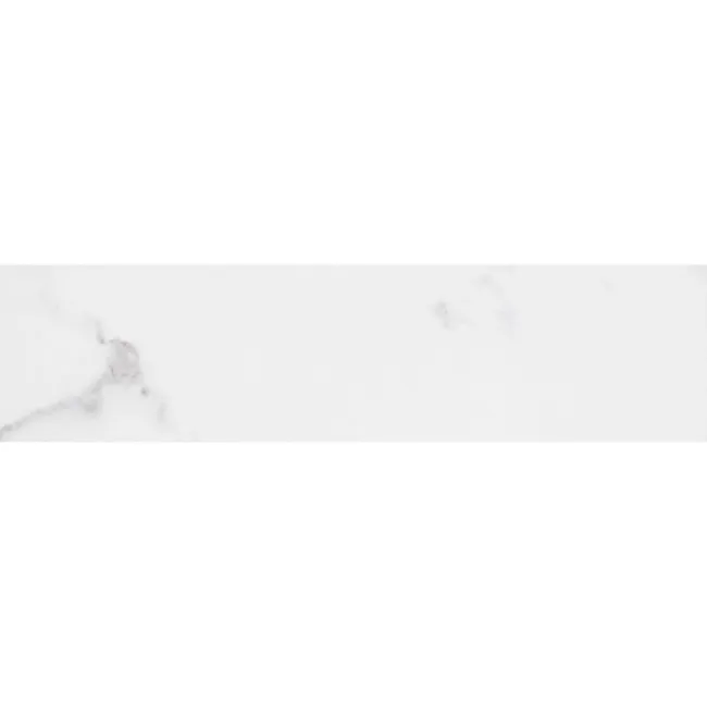 Carrara White Marble Effect Gloss Brick Wall Tile