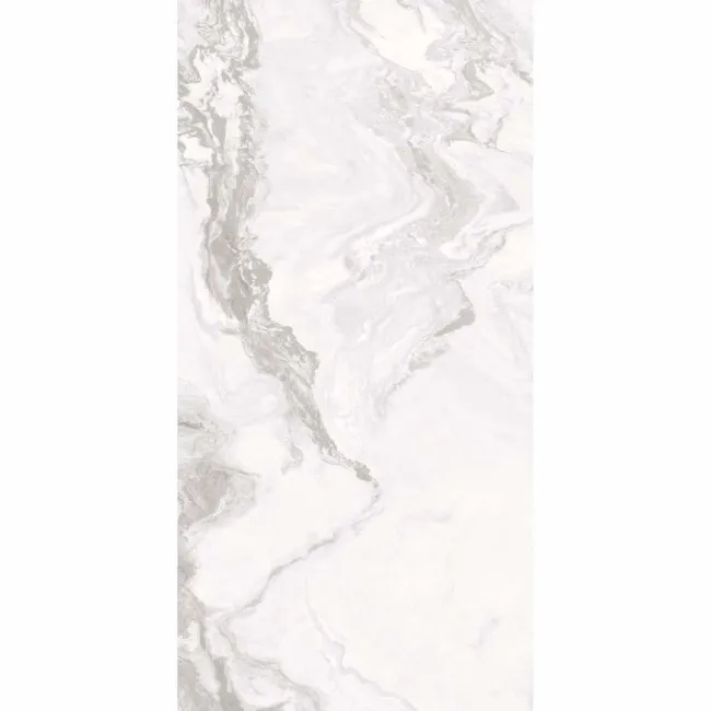 Fenndi Silver Marble Effect Polished Porcelain Tile