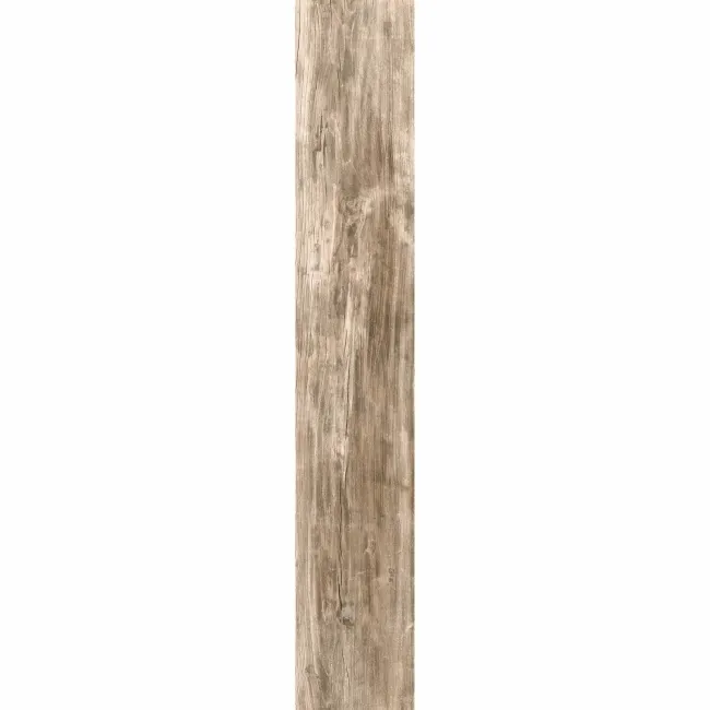 Firewood Brown Mixed Wood Effect Matt Porcelain Floor Tile