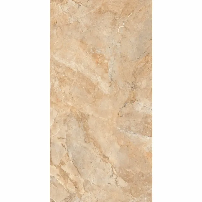Immense Peach Stone Effect Polished Porcelain Wall and Floor Tile