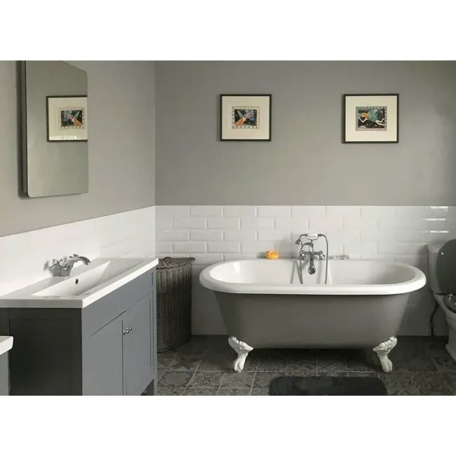 Ceramic Wall White Metro Tiles
