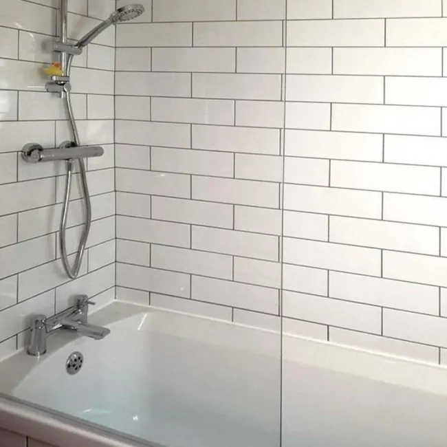 Linear Gloss Wall White Metro Tiles