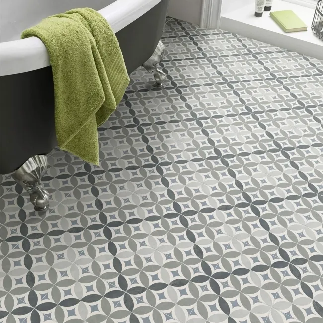 Luken Nicole Aqua Wall and Floor Tile