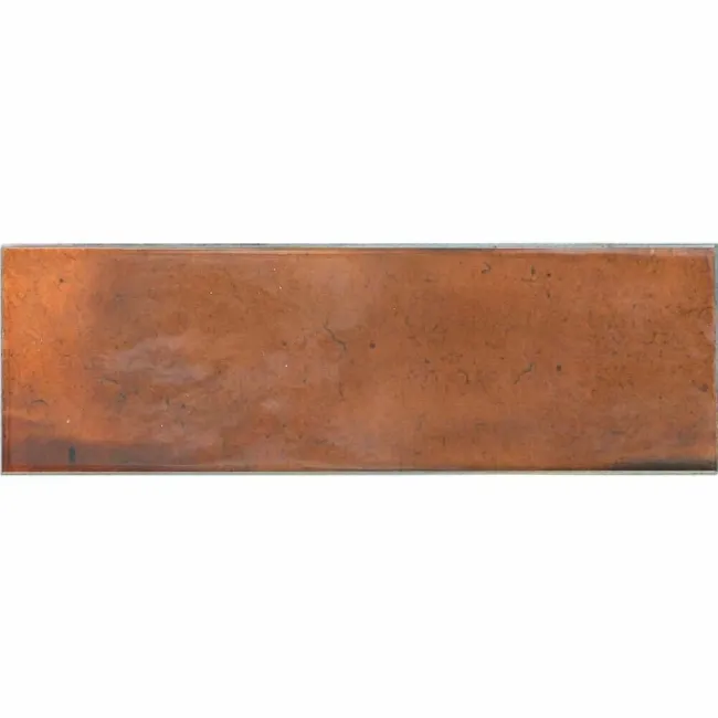 Luma Burnt Orange Gloss Ceramic Wall Tile