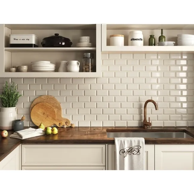 Mini Metro Cream Wall Tiles