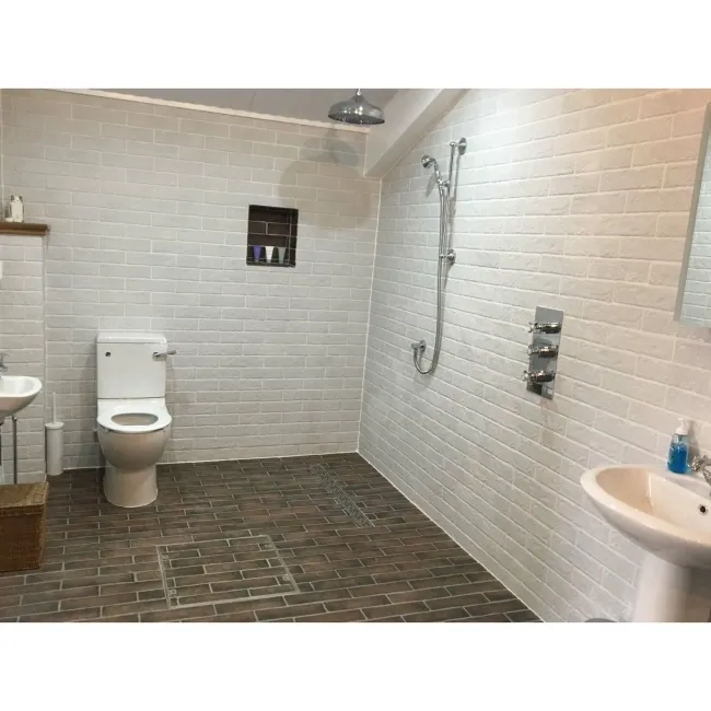 Muralla White Brick Wall Tiles