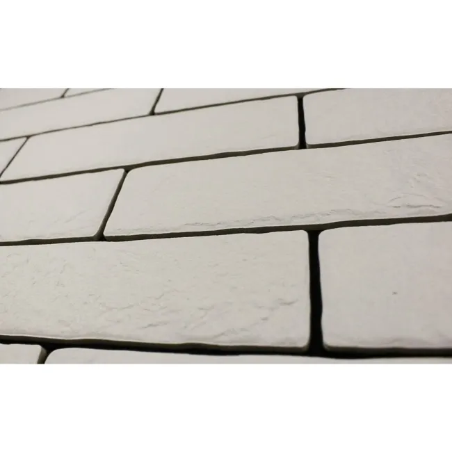 Muralla White Brick Wall Tiles