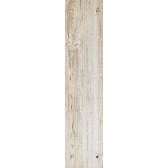 Reclaimed Natural Beige Oak Nailed Wood Effect Floor Tile