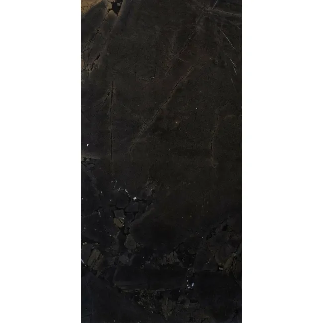 The Room Black Italian Polished Porcelain Wall and Floor Tiles