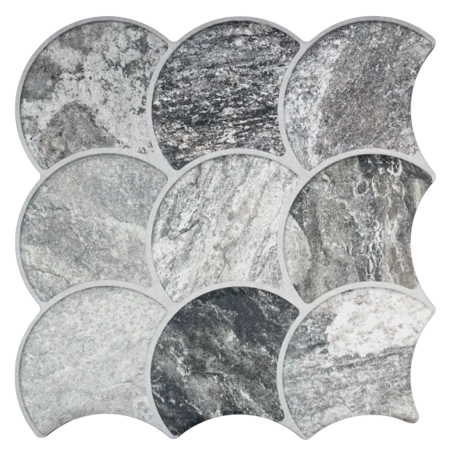 Scale Stone Steel Wall and Floor Tiles