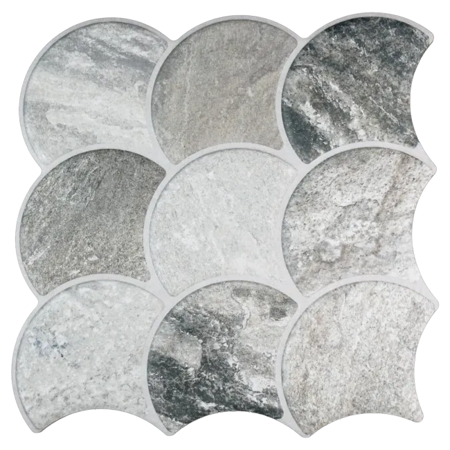 Scale Stone Steel Wall and Floor Tiles