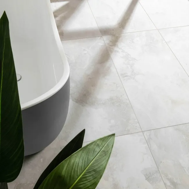 Slate Way Light Grey Matt Porcelain Wall and Floor Tile