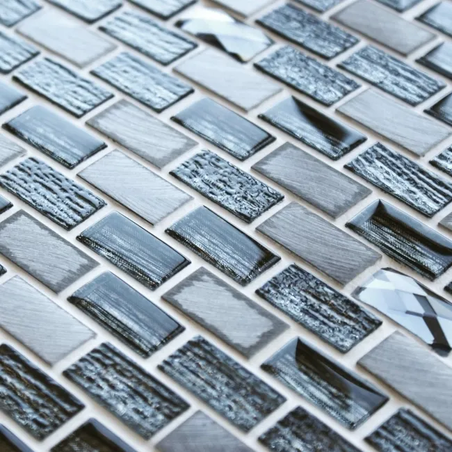 Grace Grey Glass Mosaic 288x306