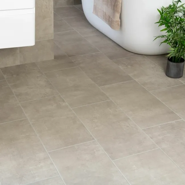 Urban Taupe Cement Effect Matt Porcelain Wall and Floor Tile