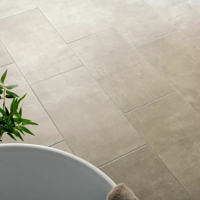 Urban Taupe Cement Effect Matt Porcelain Wall and Floor Tile