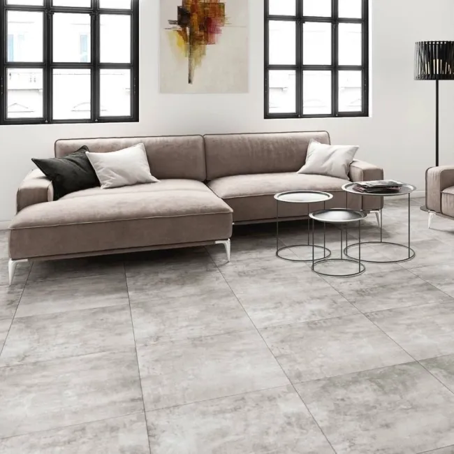 Urban Grey Matt Porcelain Floor Tiles 