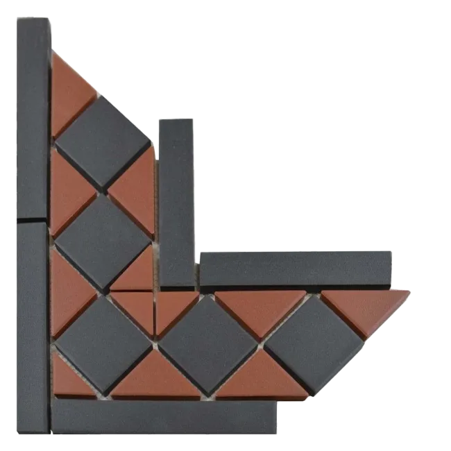 Victoria Red & Black Corner