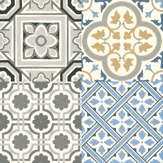 Windsor Multi Patterned Matt Porcelain Wall and Floor Tile