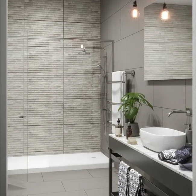 Yosemite Grey Split Face Wall Tiles