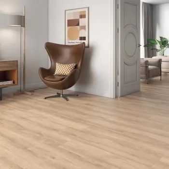 Essenza Beige Oak Wood Effect Matt Porcelain Floor Tile