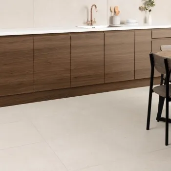 Flakestone Cream Concrete Effect Matt Porcelain Floor Tile