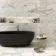 Barnaby White Marble Effect Matt Porcelain Wall and Floor Tile
