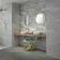 Allegro Mixed Decor Grey Stone Effect Matt Porcelain Wall Tile