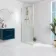 Galaxy Arctic White Stone Effect Semi Polished Porcelain Wall and Floor Tile