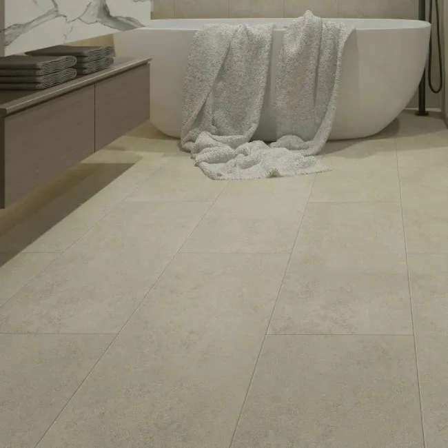 Antalya Greige Stone Tile Luxury Click Vinyl Flooring 6mm
