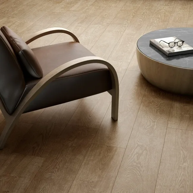  Authentic Dark Oak Wood Effect Matt Porcelain Floor Tile