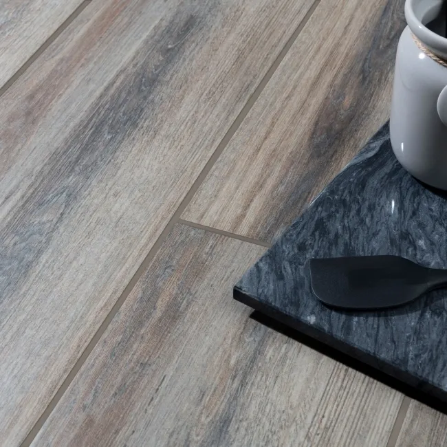 Banzai Dark Oak Wood Effect Matt Porcelain Floor Tile