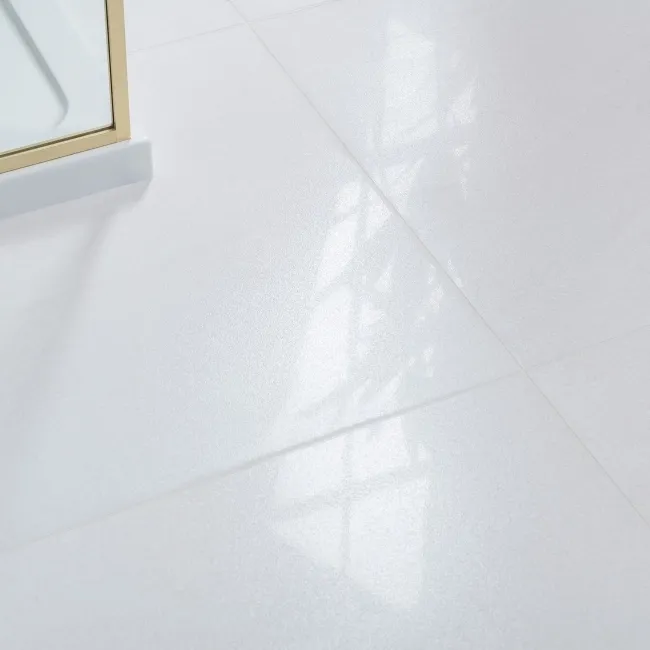 Galaxy Arctic White Stone Effect Semi Polished Porcelain Wall and Floor Tile