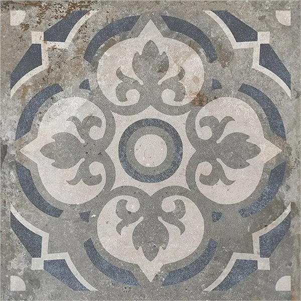 Mischen Dark Grey Decor Concrete Effect Matt Porcelain Outdoor Slab Tile