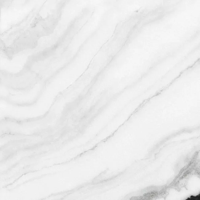 Panda White Marble Effect Polished Porcelain Floor Tile