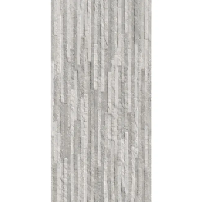 Premiere Grey Split Face Effect Matt Ceramic Wall Tile