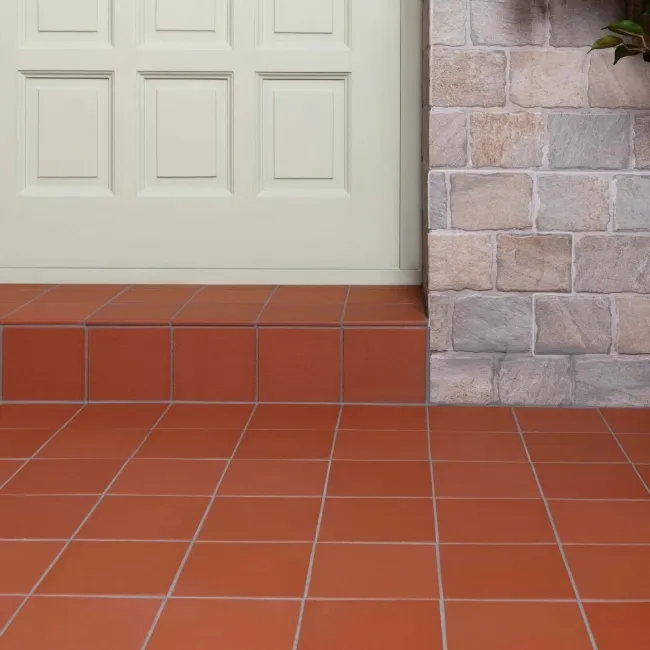 Quarry Terracotta Natural Clay RE Round Edge Matt Floor Tile