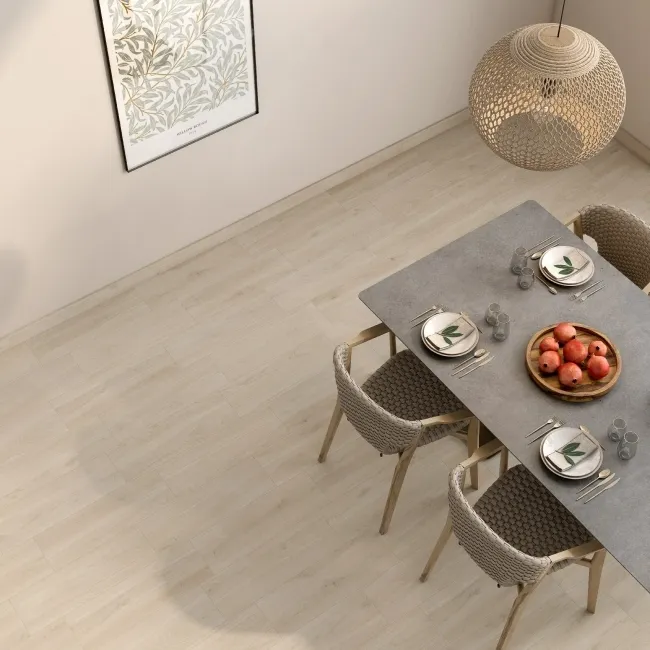 Timber Griege Wood Effect Matt Porcelain Floor Tile